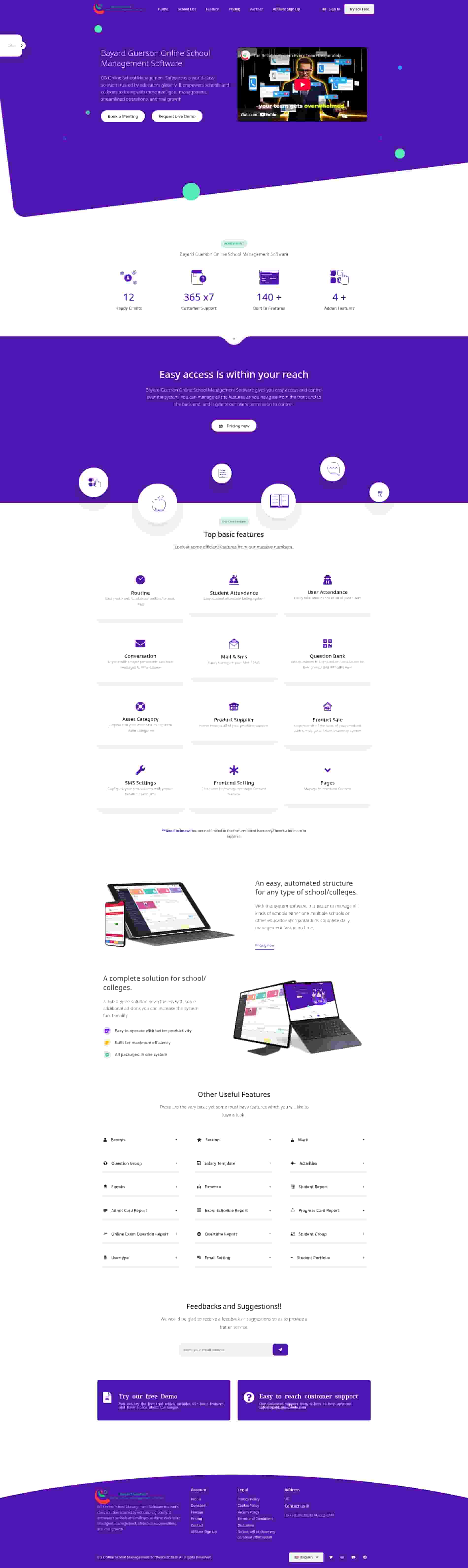 Bayard Guerson Online School Management